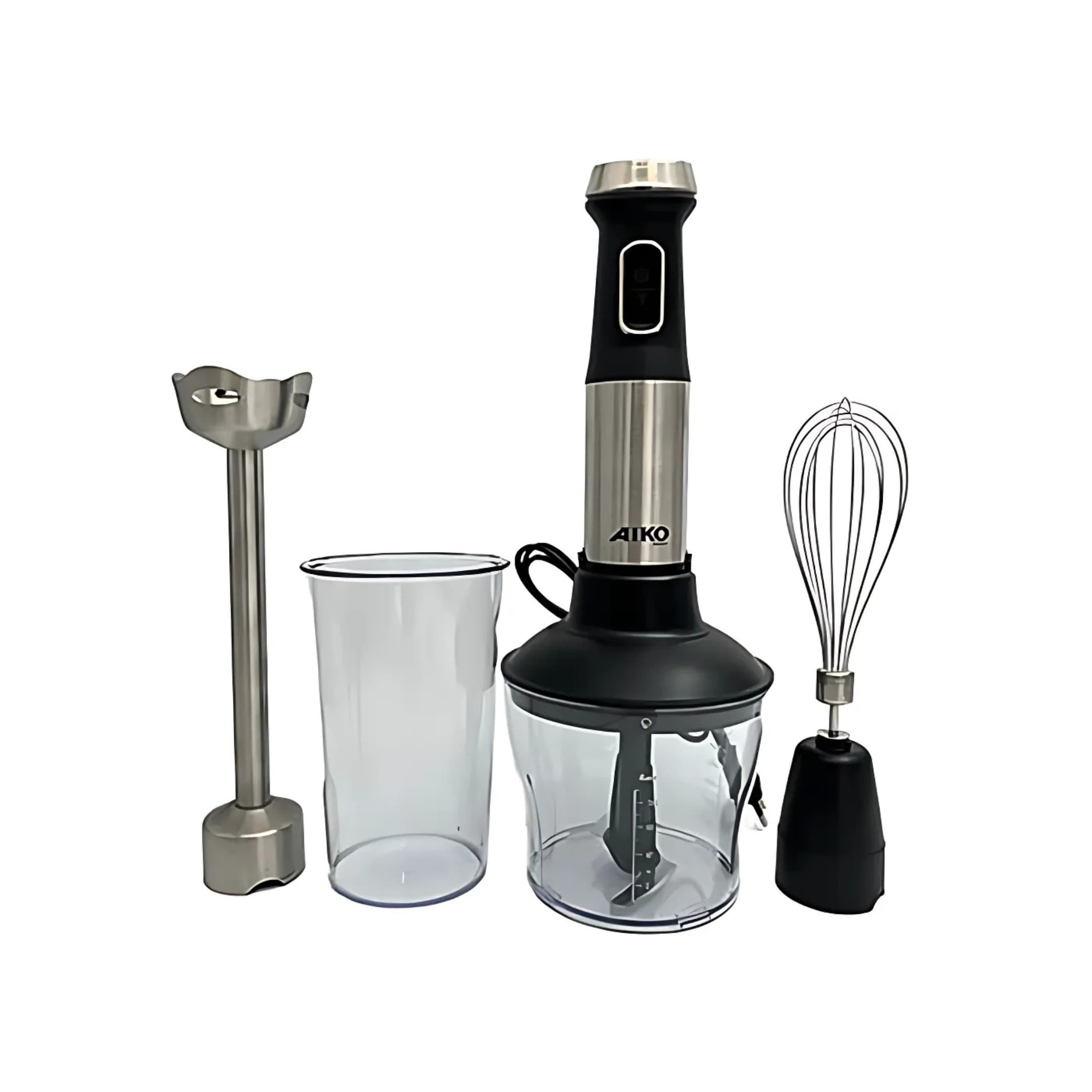 گوشت‌کوب برقی ۳ کاره آیکو مدل AK291HB با تیغه تیتانیومی، ۱۲ سطح سرعت و عملکرد خردکن و همزن