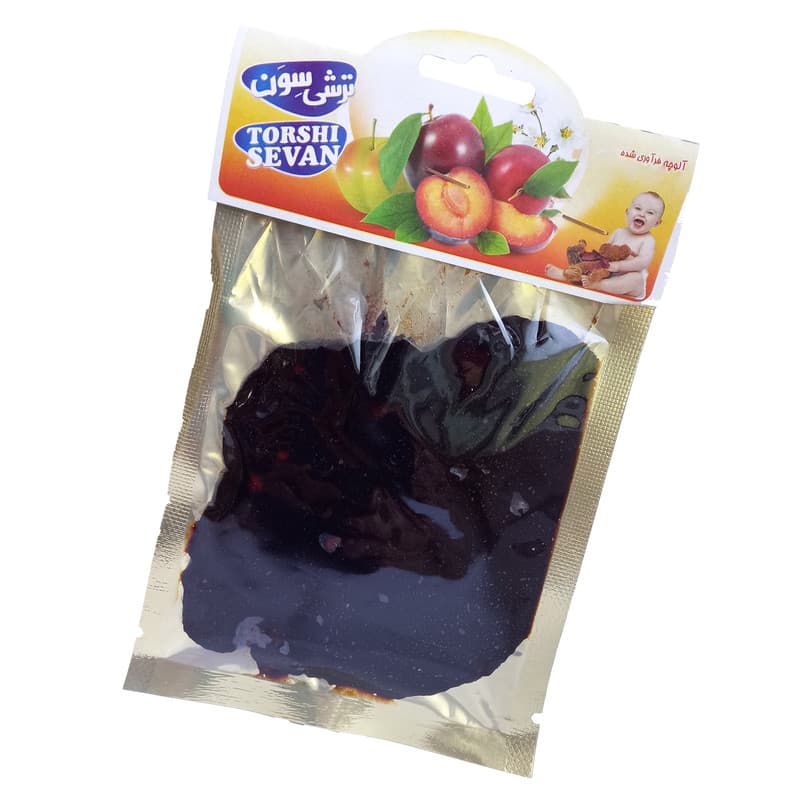 آلوچه فرآوری شده خمیری ترش سون - 60 گرم بسته 10 عددی