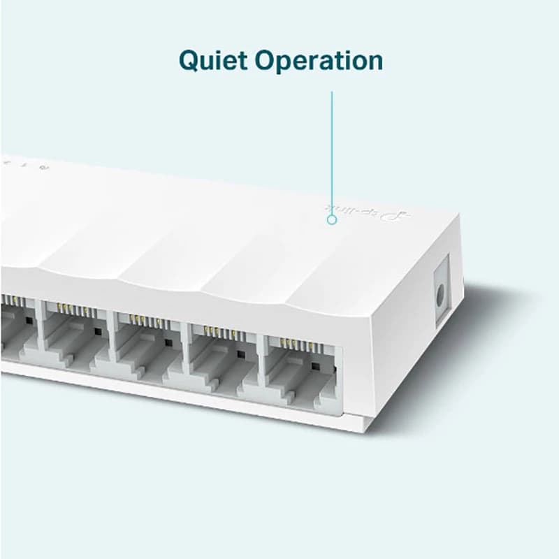 سوییچ 8 پورت گیگابیتی و دسکتاپ تی پی-لینک مدل LS1008 — تصویر ۶