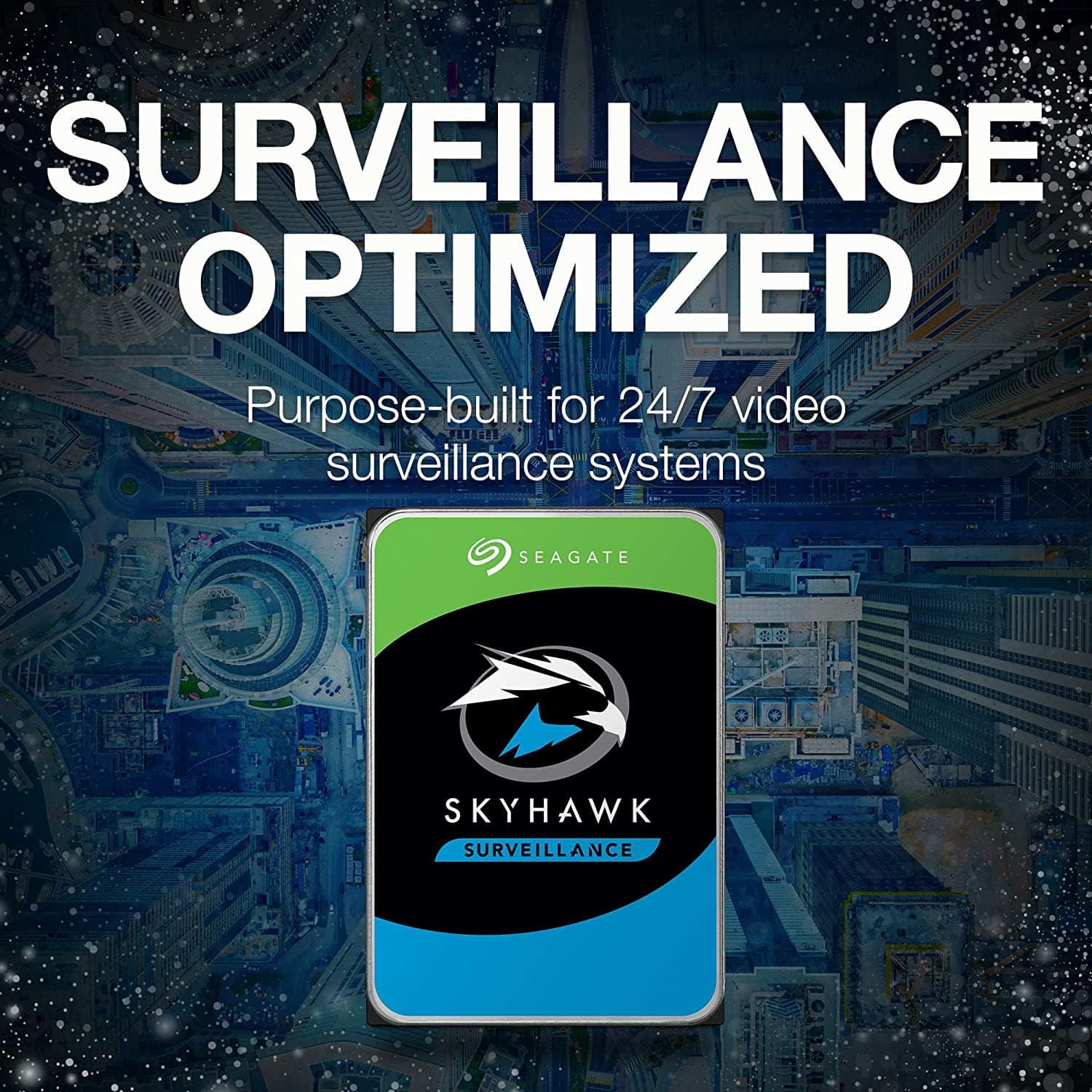 هارددیسک اینترنال سیگیت مدل SkyHawk ST8000VX004 ظرفیت 8 ترابایت — تصویر ۷