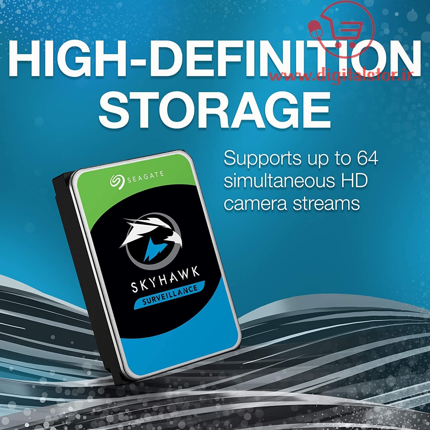 هارددیسک اینترنال سیگیت مدل SkyHawk ST8000VX004 ظرفیت 8 ترابایت — تصویر ۱۱