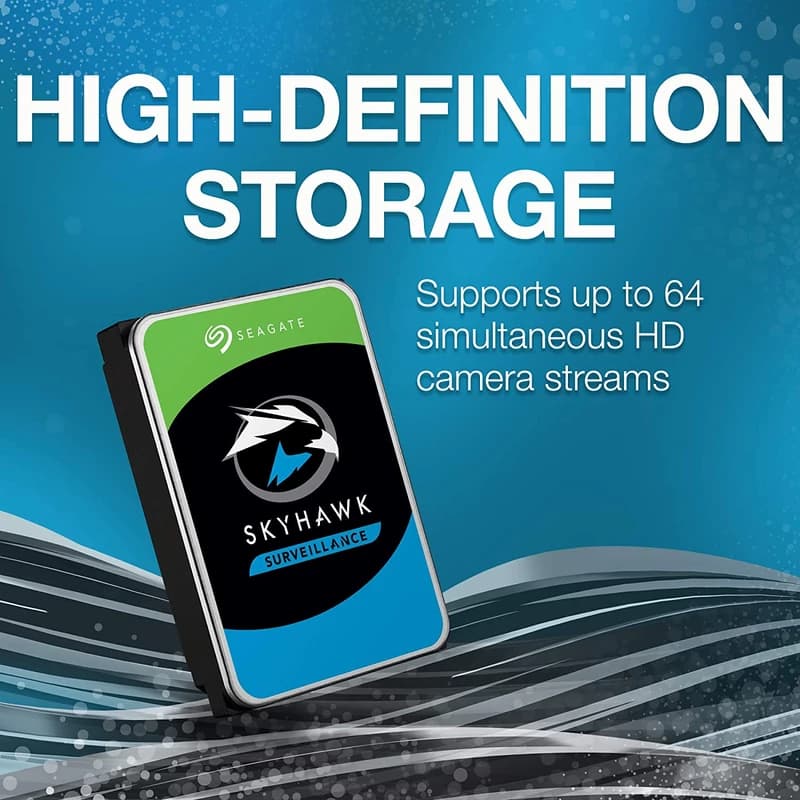 هارددیسک اینترنال سیگیت مدل SkyHawk ST8000VX004 ظرفیت 8 ترابایت — تصویر ۴