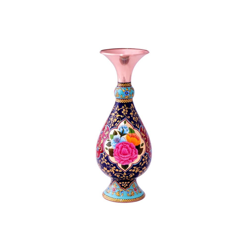 گلدان صراحی گل و مرغ نفیس