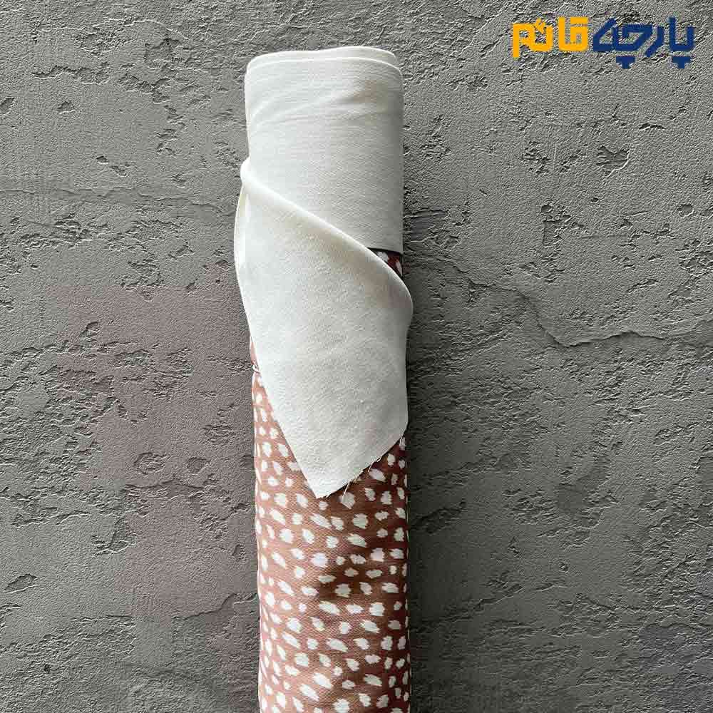 جین طرحدار سنگشور طرح خاص بامبی رنگ کرم عرض ۱۵۰ کد 13731