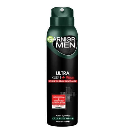 اسپری ضد تعریق گارنیه مدل ultra kuru96sa حجم ۱۵۰ میلی لیتر