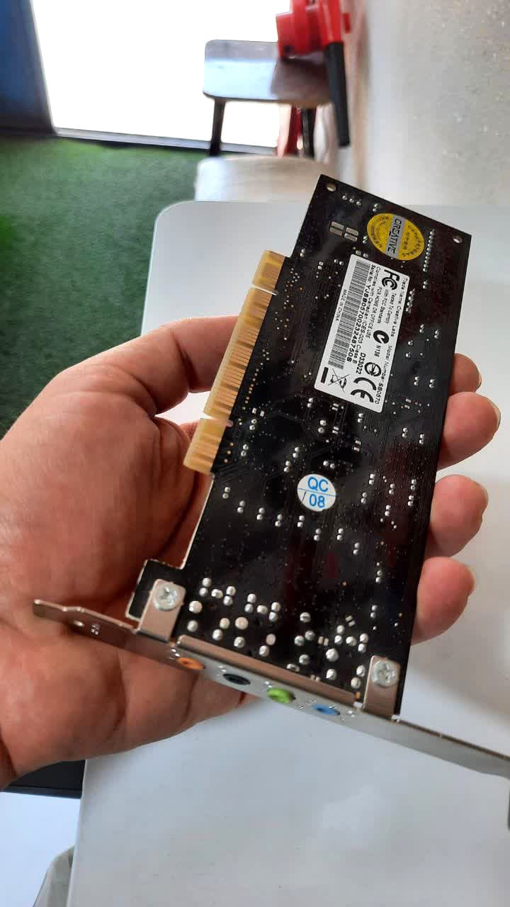 کارت صدا SB0570 PCI Sound Blaster Audigy SE Sound Card Labs کارکرده — تصویر ۴