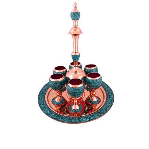سرویس شربت خوری فیروزه کوبی