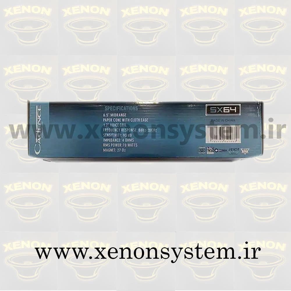 میدرنج خودرو کدنس سایز 6.5 اینچ مدل SX64 بسته دو عددی — تصویر ۴