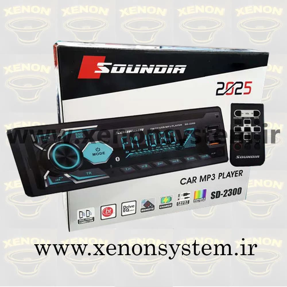 ضبط / پخش کننده خودرو ساندیا مدل SD-2300 پنل ثابت