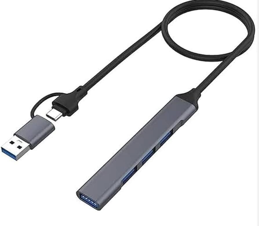 هاب 4 پورت USB و USB-C