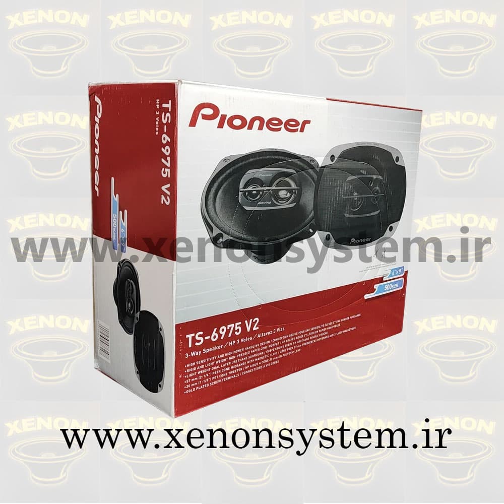 اسپیکر خودرو پایونیر بیضی مدل TS-6975V2 بسته دو عددی — تصویر ۶