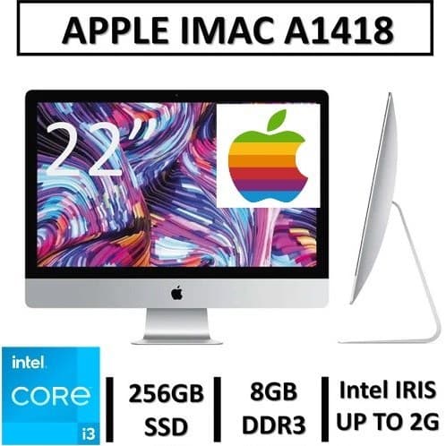 آل اين وان استوک 22 اينچ اپل اسليم A1418 I5-3330 8D3 256SSD Intel FHD