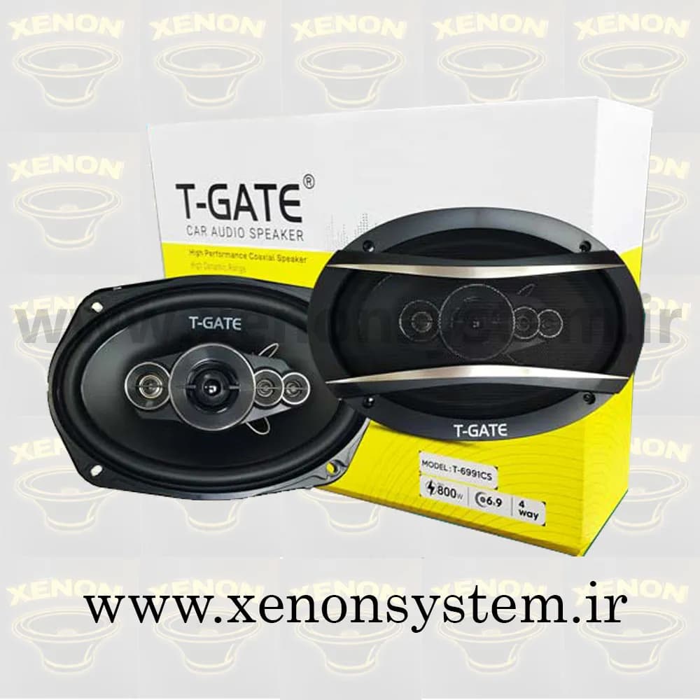 اسپیکر / باند خودرو تی گیت بیضی مدل T-6991CS بسته دو عددی — تصویر ۵