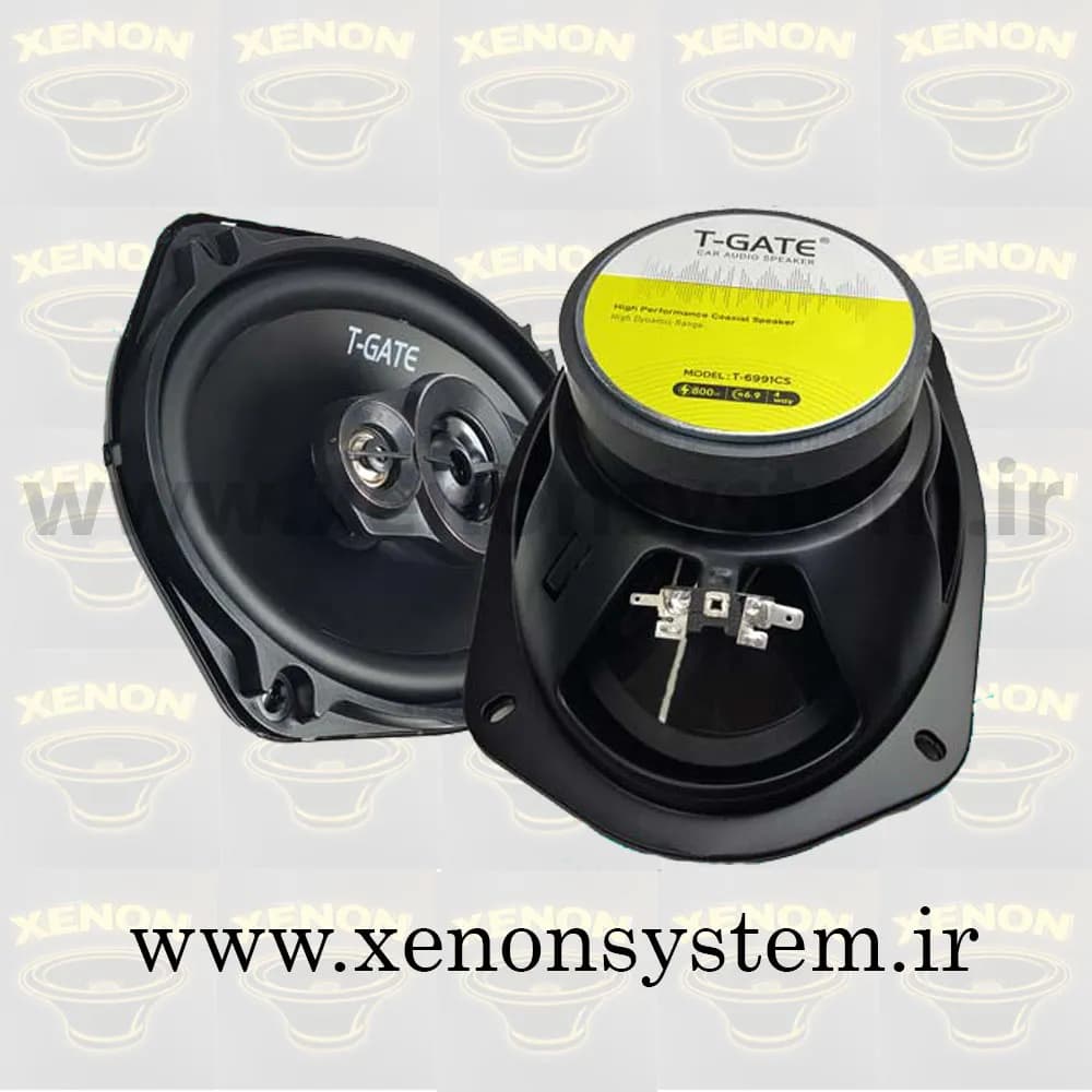 اسپیکر / باند خودرو تی گیت بیضی مدل T-6991CS بسته دو عددی — تصویر ۳