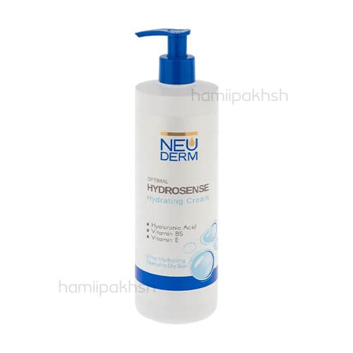 کرم آبرسان پمپی مدل Optimal hydrosense برند نئودرم حجم 450 میلی لیتر - حامی پخش