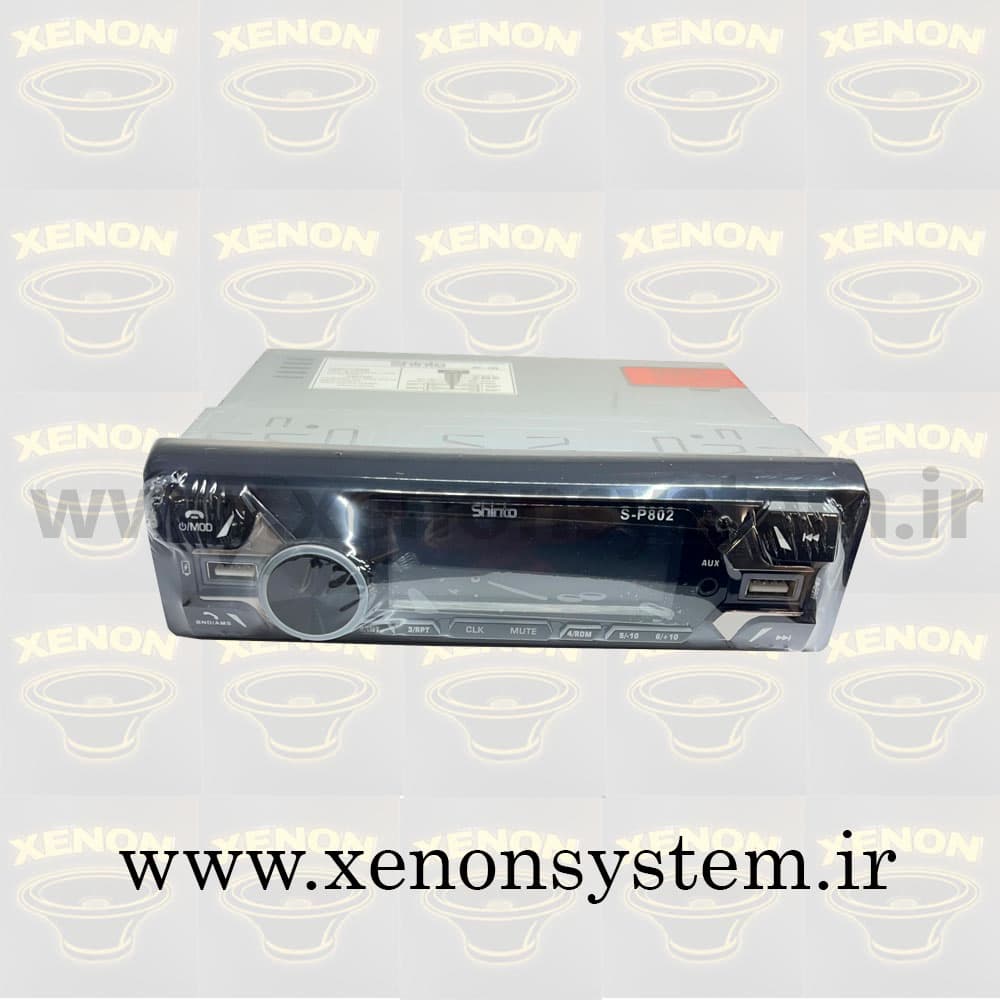 ضبط / پخش کننده خودرو شینتو مدل S-P802 پنل جدا