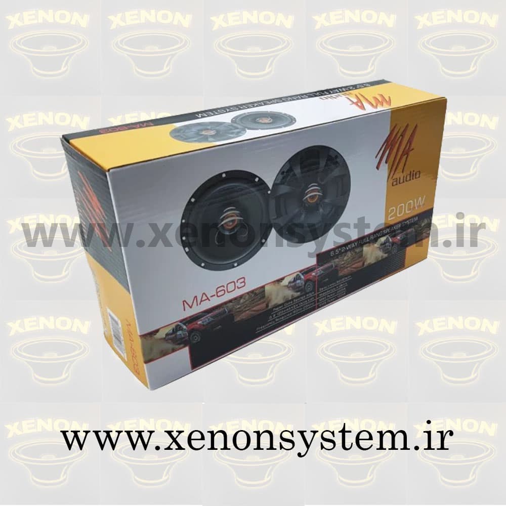 باند / اسپیکر خودرو ام ای آدیو گرد مدل MA-603 سایز 6 اینچ بسته دو عددی — تصویر ۷
