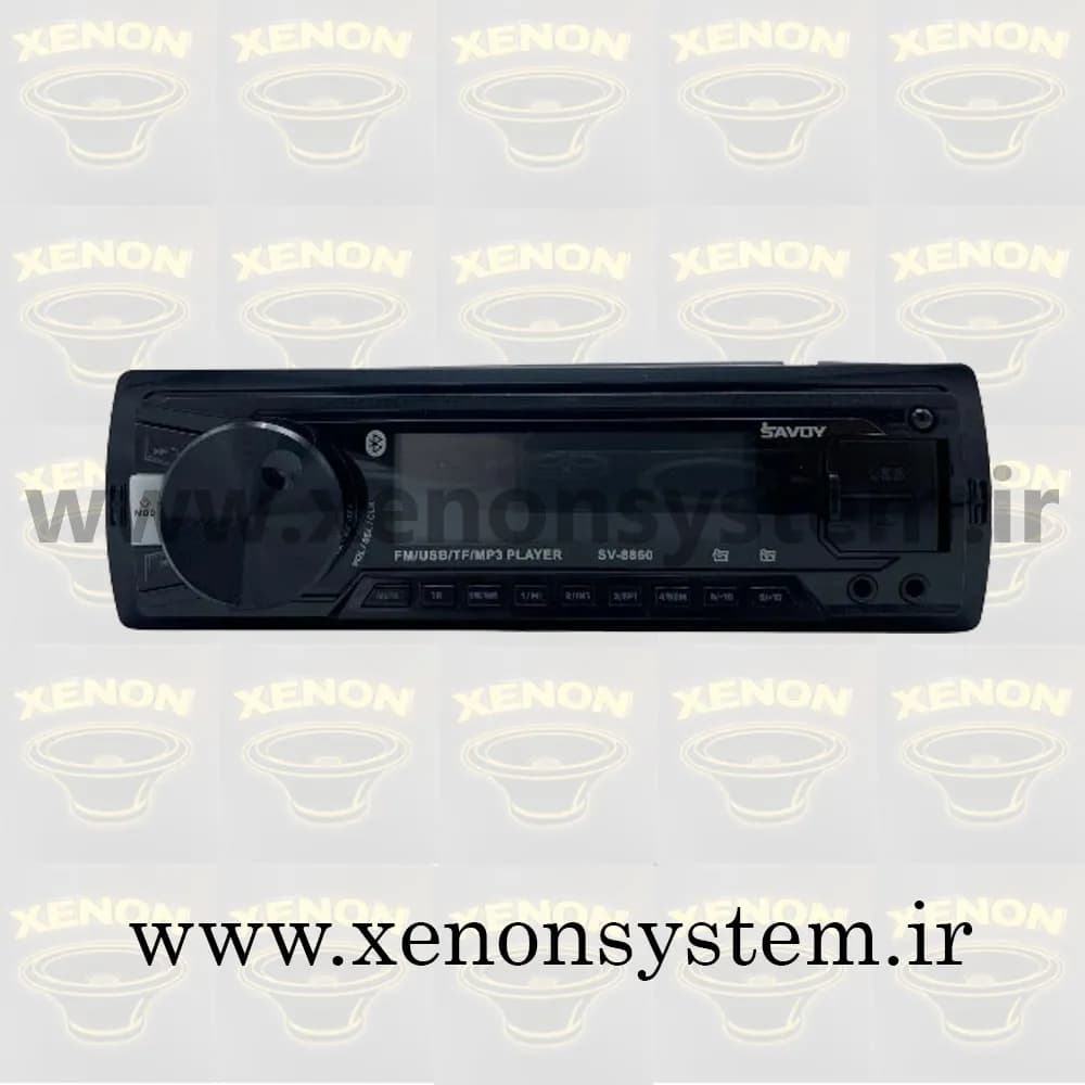 ضبط / پخش کننده خودرو ساووی مدل SV-8860 پنل ثابت دارای گارانتی — تصویر ۴