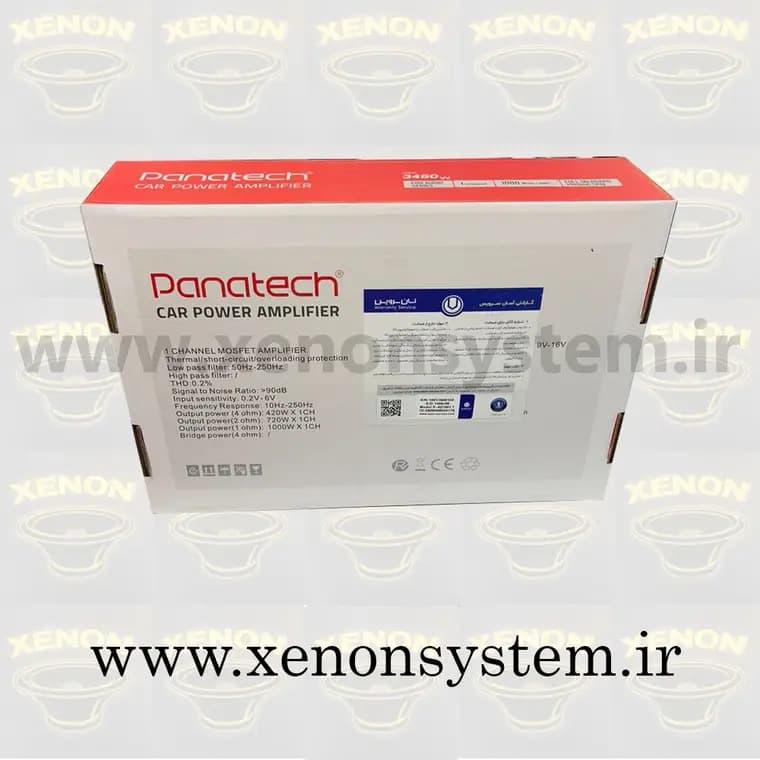 آمپلی فایر خودرو پاناتک مونو مدل P-AD1001.1 (دارای گارانتی آسان سرویس)