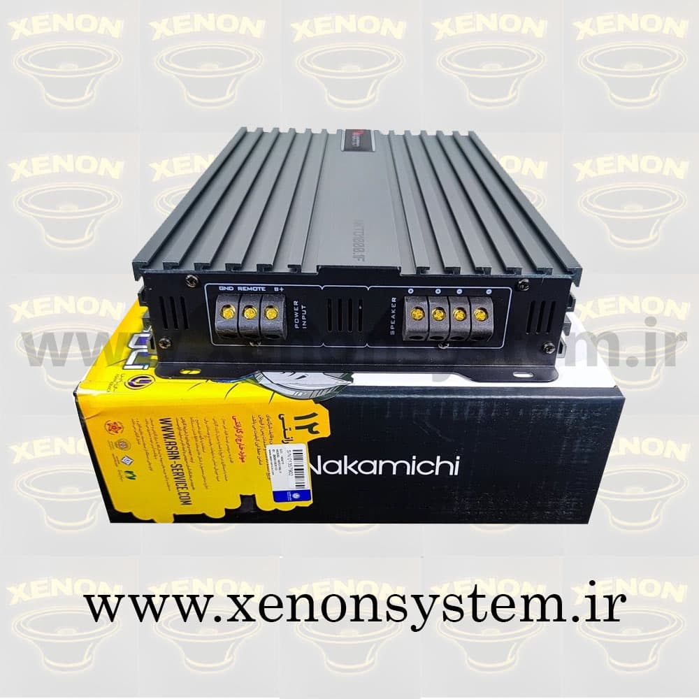 آمپلی فایر خودرو ناکامیچی مونو مدل NKTD1000.1F (دارای گارانتی آسان سرویس)