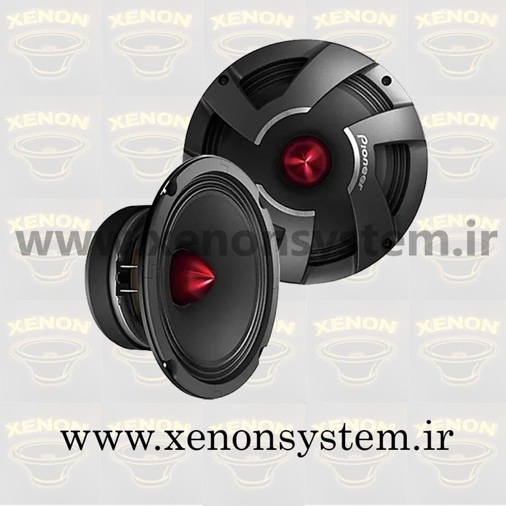 میدرنج خودرو پایونیر سایز 8 اینچ مدل TS-M800 Pro بسته دو عددی — تصویر ۷