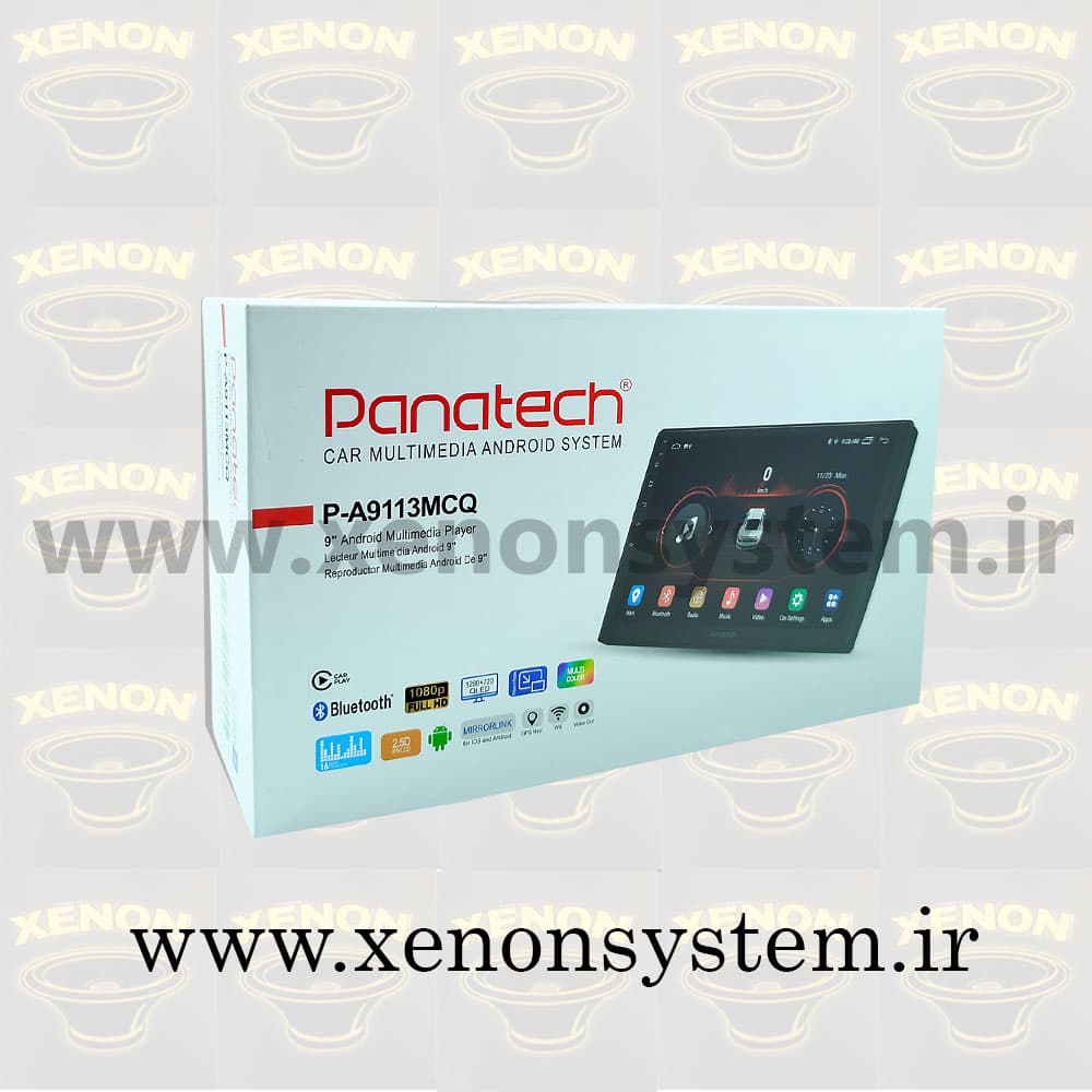 مانیتور خودرو پاناتک مدل P-A9113MCQ سایز 9 اینچ اندروید(رم 2 / حافظه 64 گیگابایت) — تصویر ۶