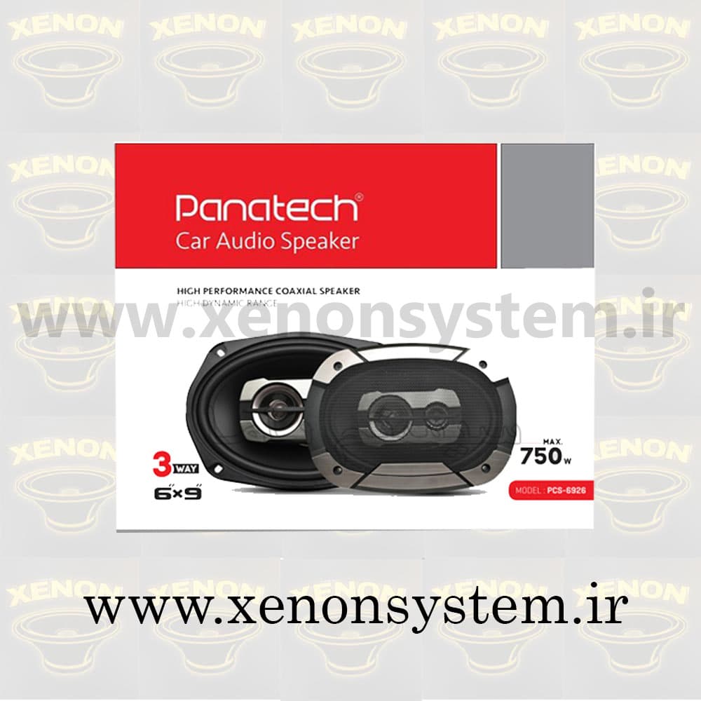 باند / اسپیکر خودرو پاناتک مدل PCS-6926 بسته دو عددی