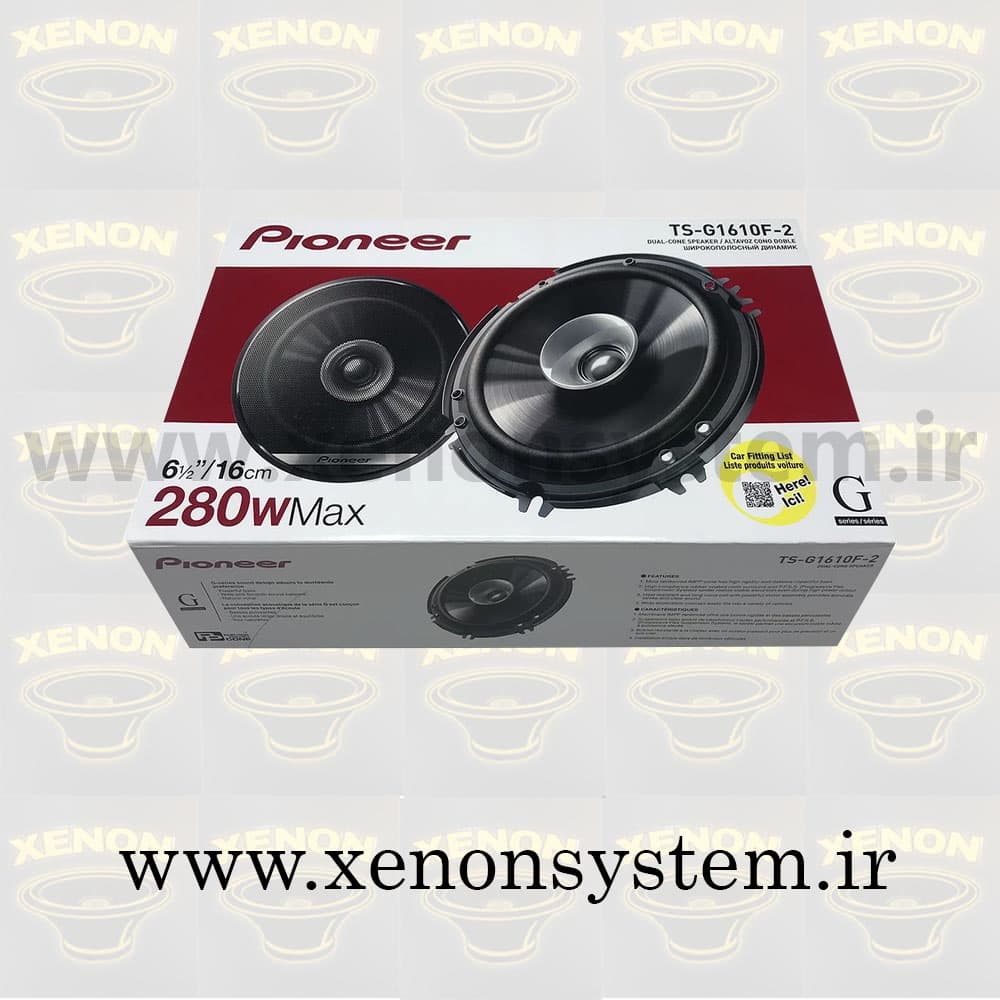 باند / اسپیکر خودرو پایونیر گرد مدل TS-G1610F-2