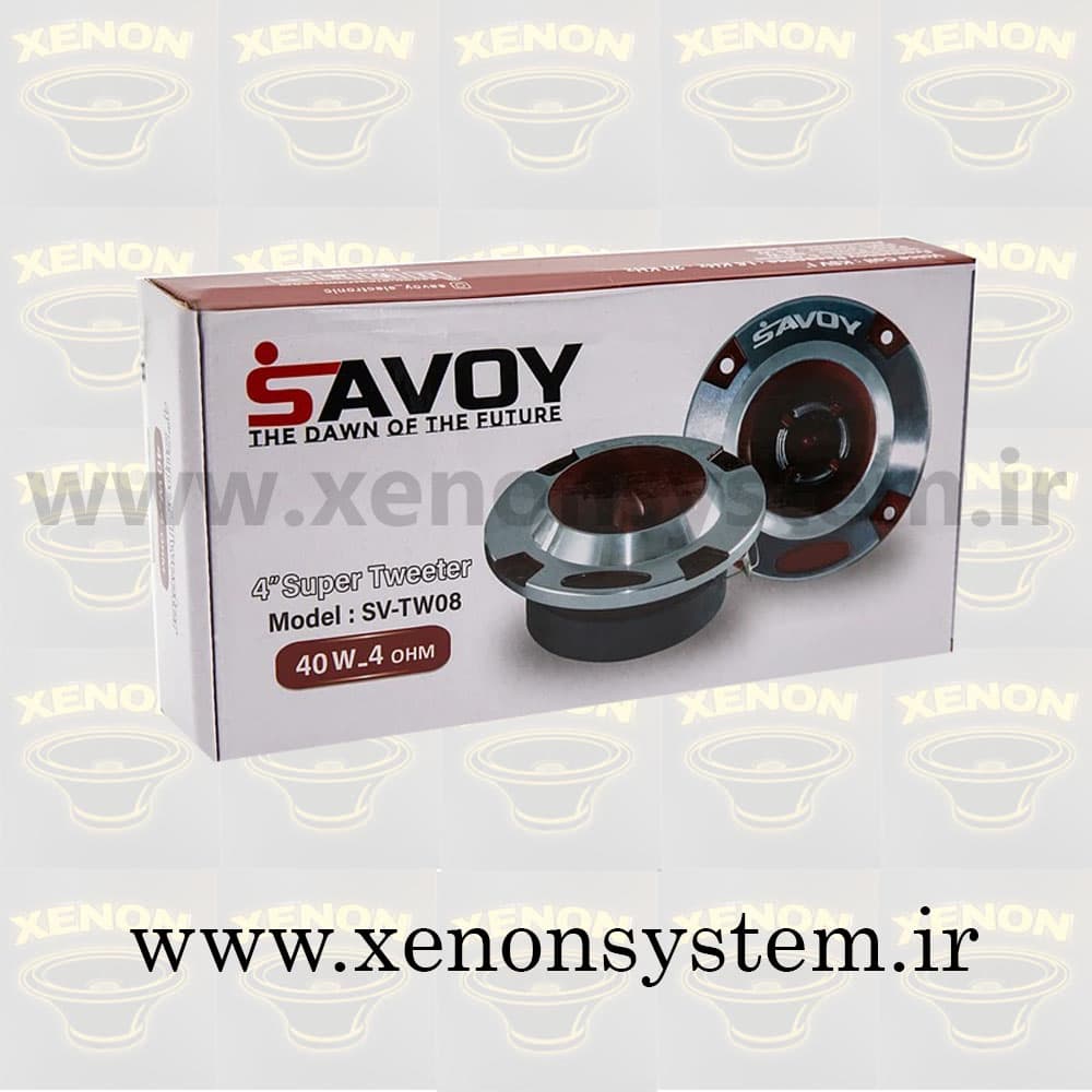 سوپر تیوتر خودرو ساووی سایز 4 اینچ مدل SV-TW08 بسته دو عددی — تصویر ۴