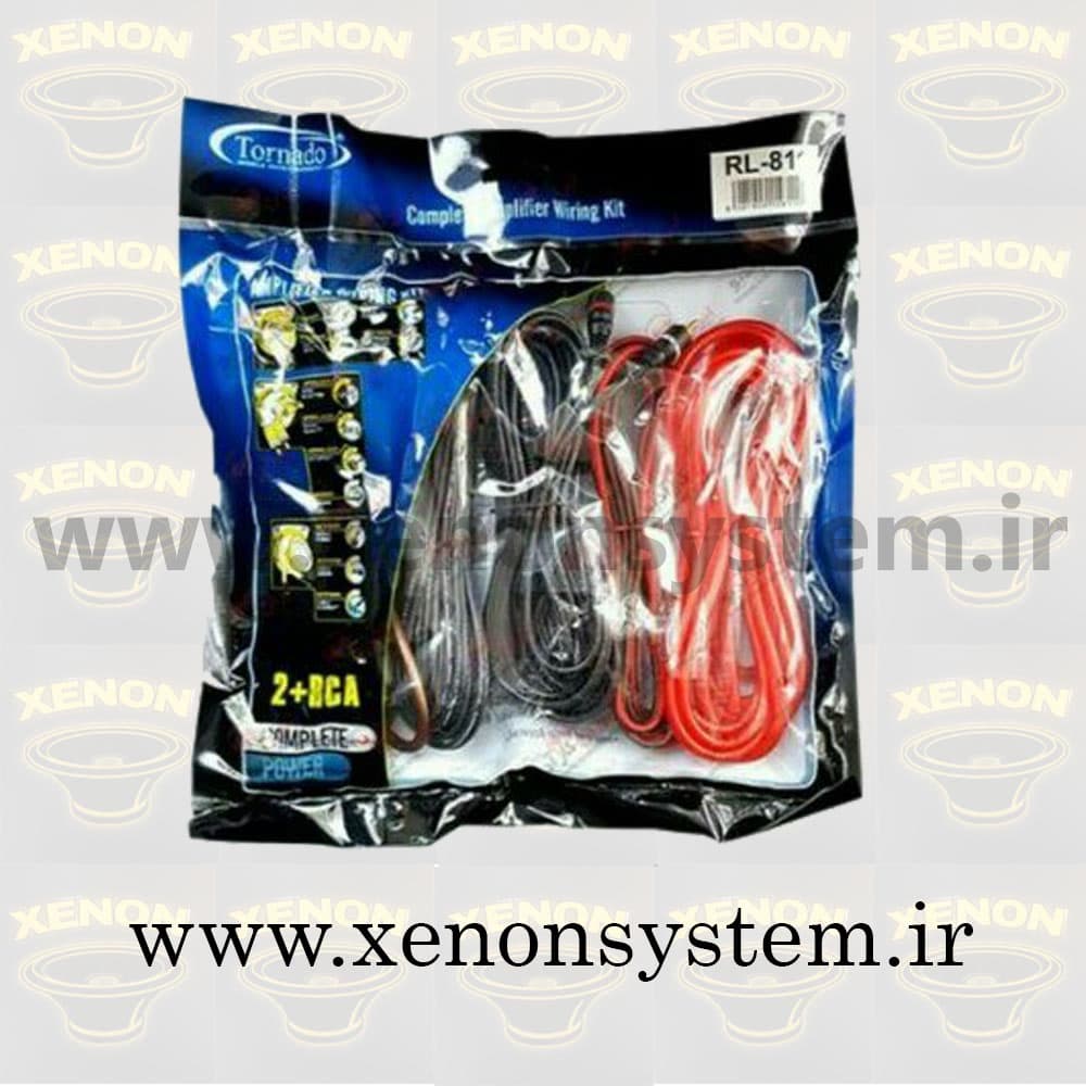 سیم کشی آمپلی فایر خودرو تورنادو 8G مدلRL-811