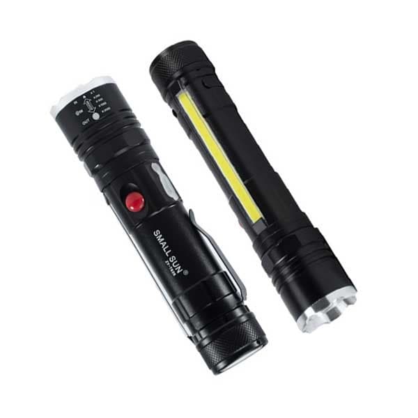چراغ قوه پلیسی مدل LED COB مدل T6-26