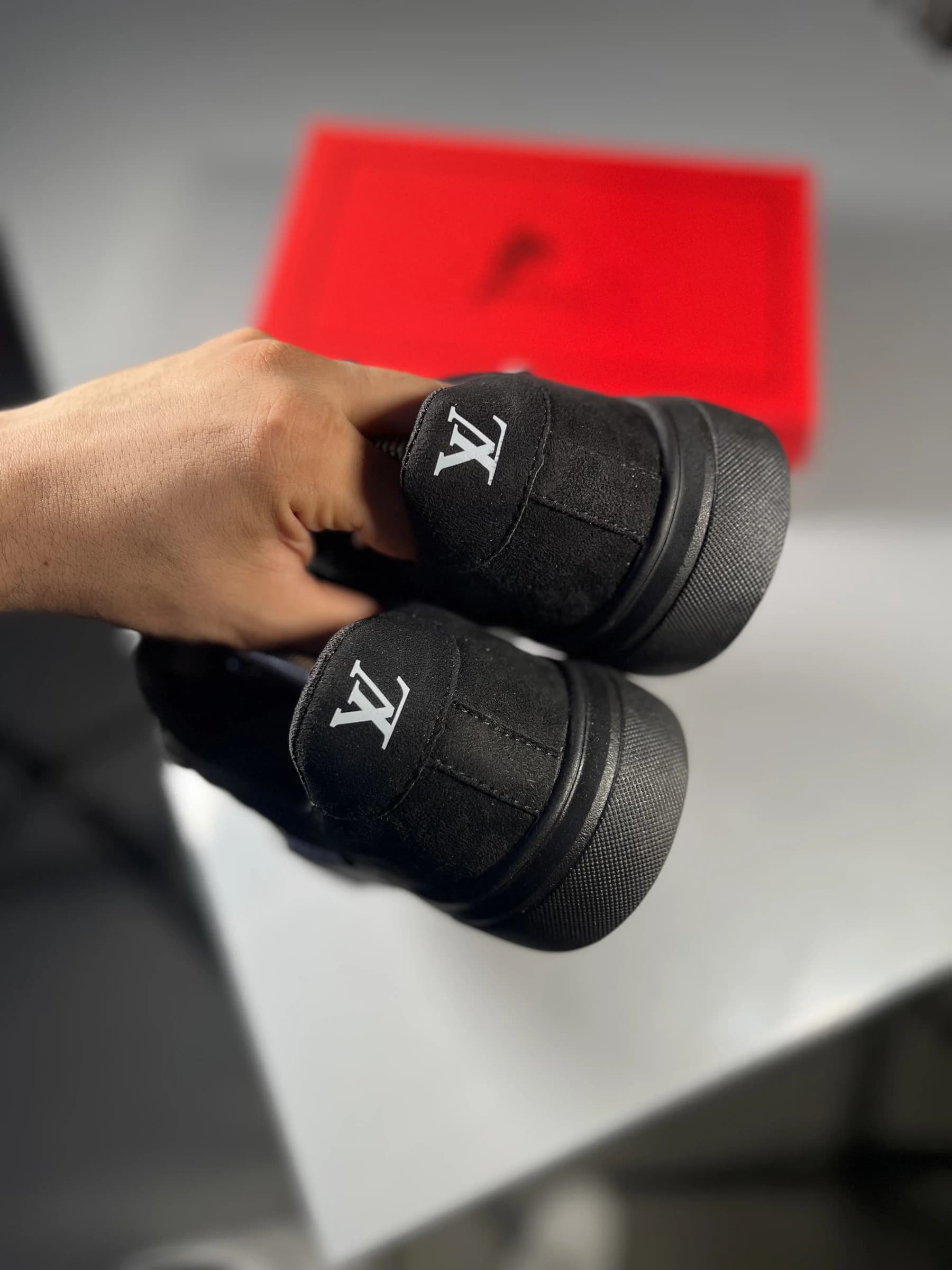 کتونی ونس لویی ویتون Louis Vuitton تمام مشکی / کد 2637 — تصویر ۷
