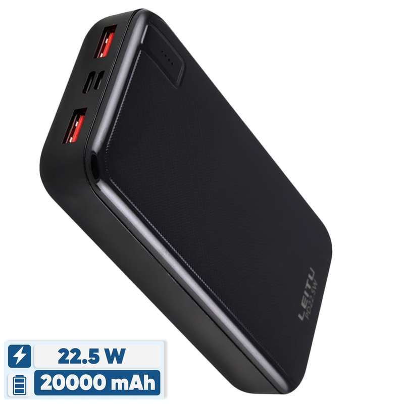 پاوربانک لیتو LP-42 فست شارژ 22.5 وات با ظرفیت 20000 میلیآمپر ساعت – ایدهآل برای سفر و استفاده روزمره