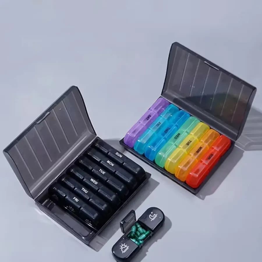 باکس دارو رنگی ۷ ردیفه