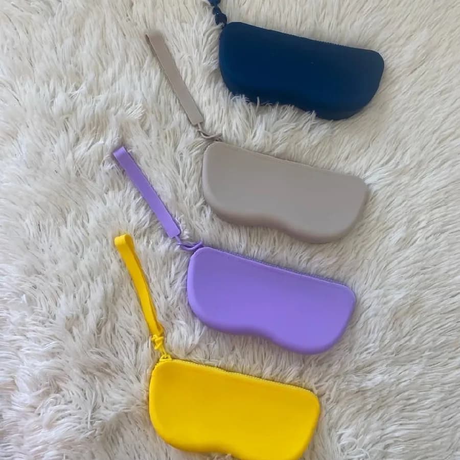 کیف عینک سیلیکونی ساده — تصویر ۳