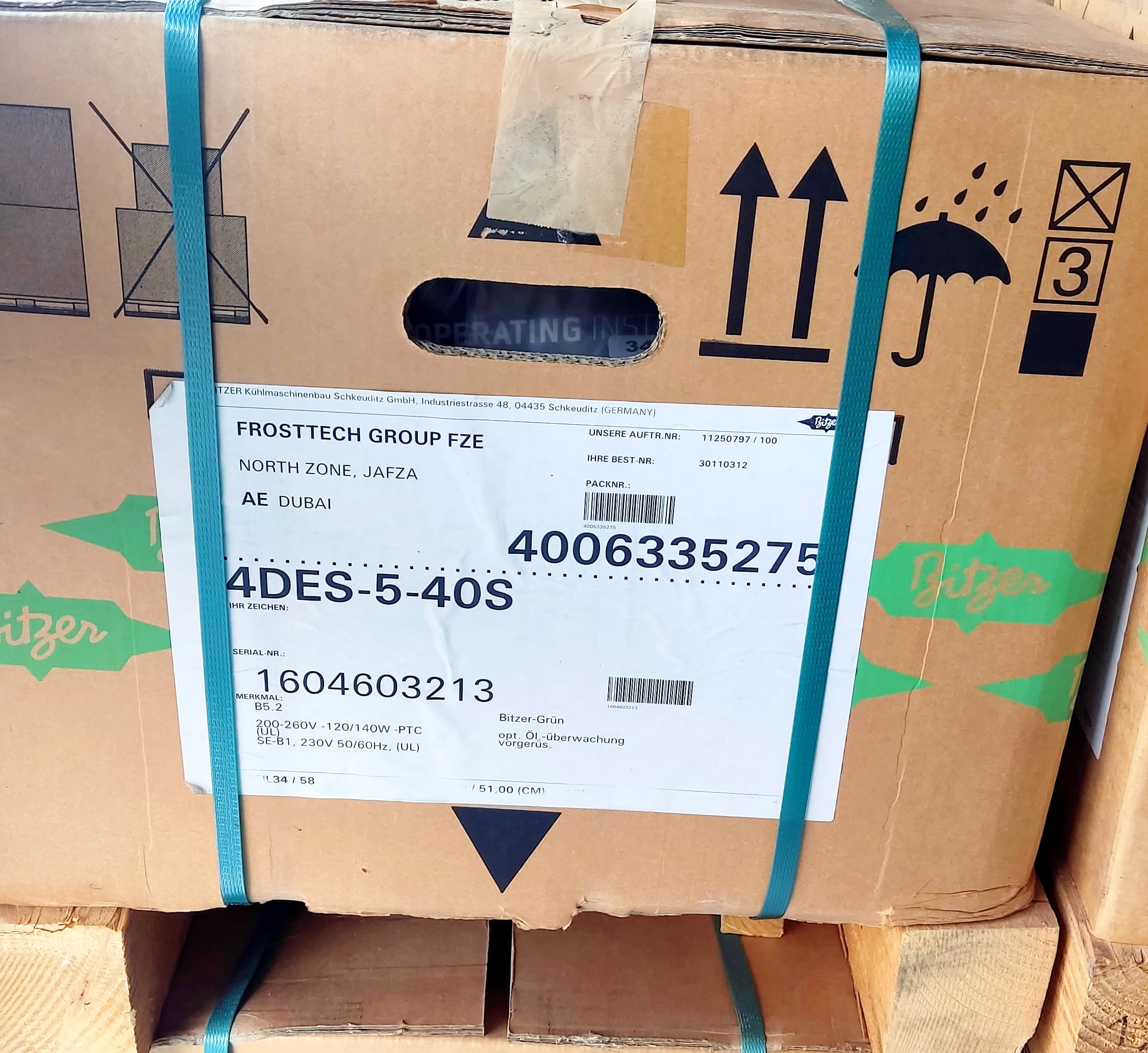 کمپرسور بیتزر 4DES.5.40S اصلی