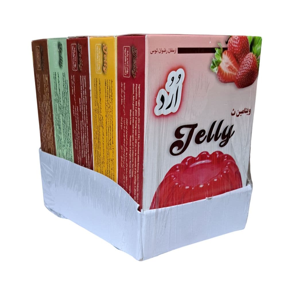 پودر ژله اُرُد ترکیبی 5 طعم