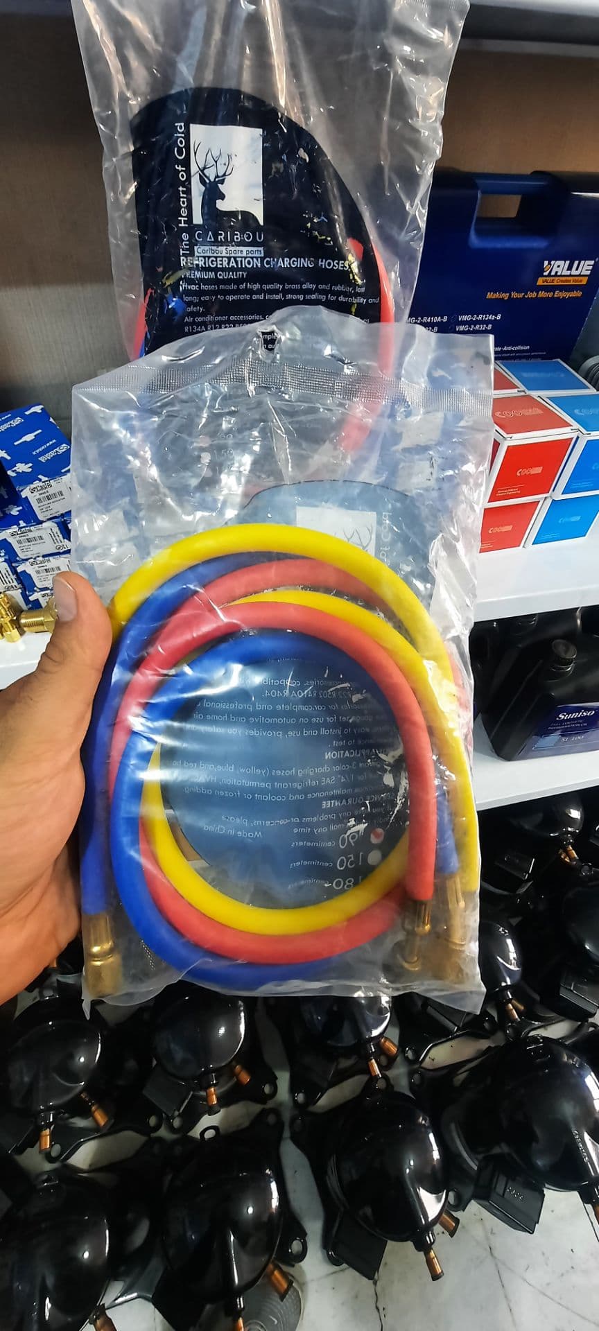 شیلنگ گیج شارژ گاز 90CM