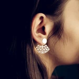 گوشواره میخی طلا اوربیتالی