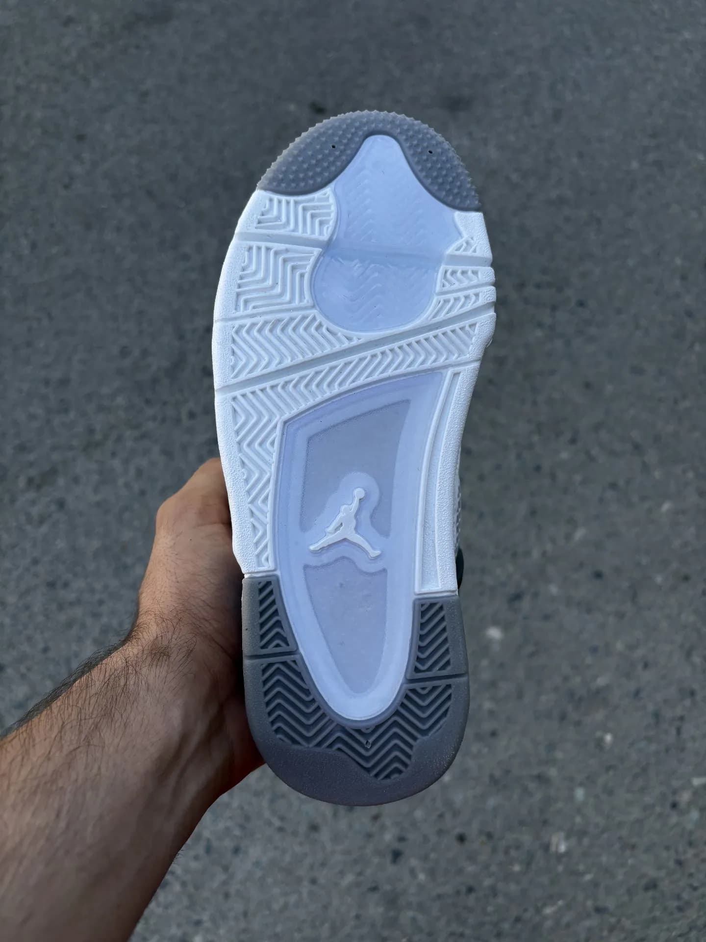 کتونی نایک جردن فور / سفید آبی / کد 415 — تصویر ۷