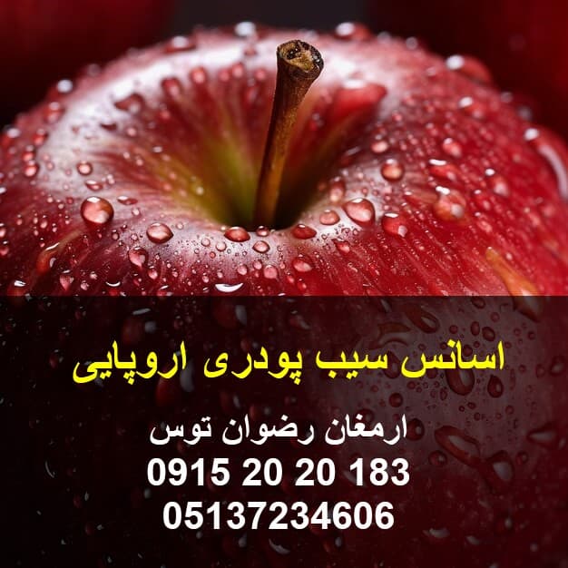 اسانس سیب پودری اروپایی