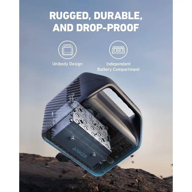 پاوربانک انکر مدل PowerHouse 521 – 256Wh | 200W ظرفیت 256000 میلی آمپر ساعت — تصویر ۸