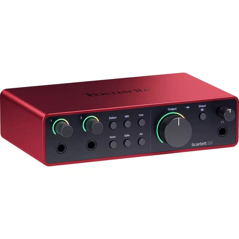 کارت صدا فوکوسرایت Focusrite Scarlett 2i2 4th Gen (نسل چهارم)