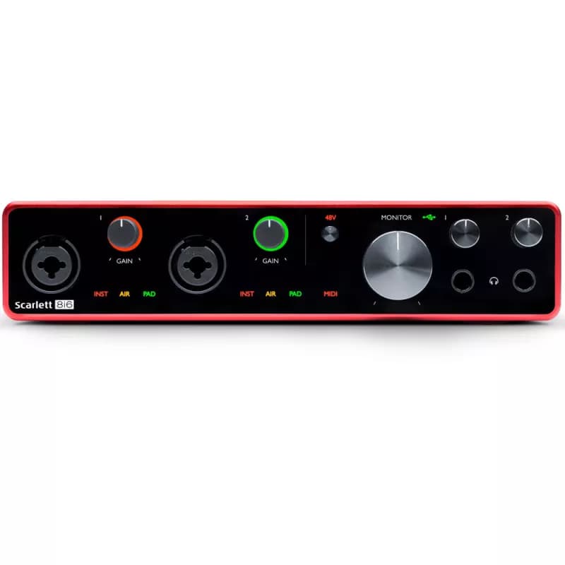 کارت صدا فوکوسرایت Focusrite Scarlett 8i6 3th Gen نسل سوم