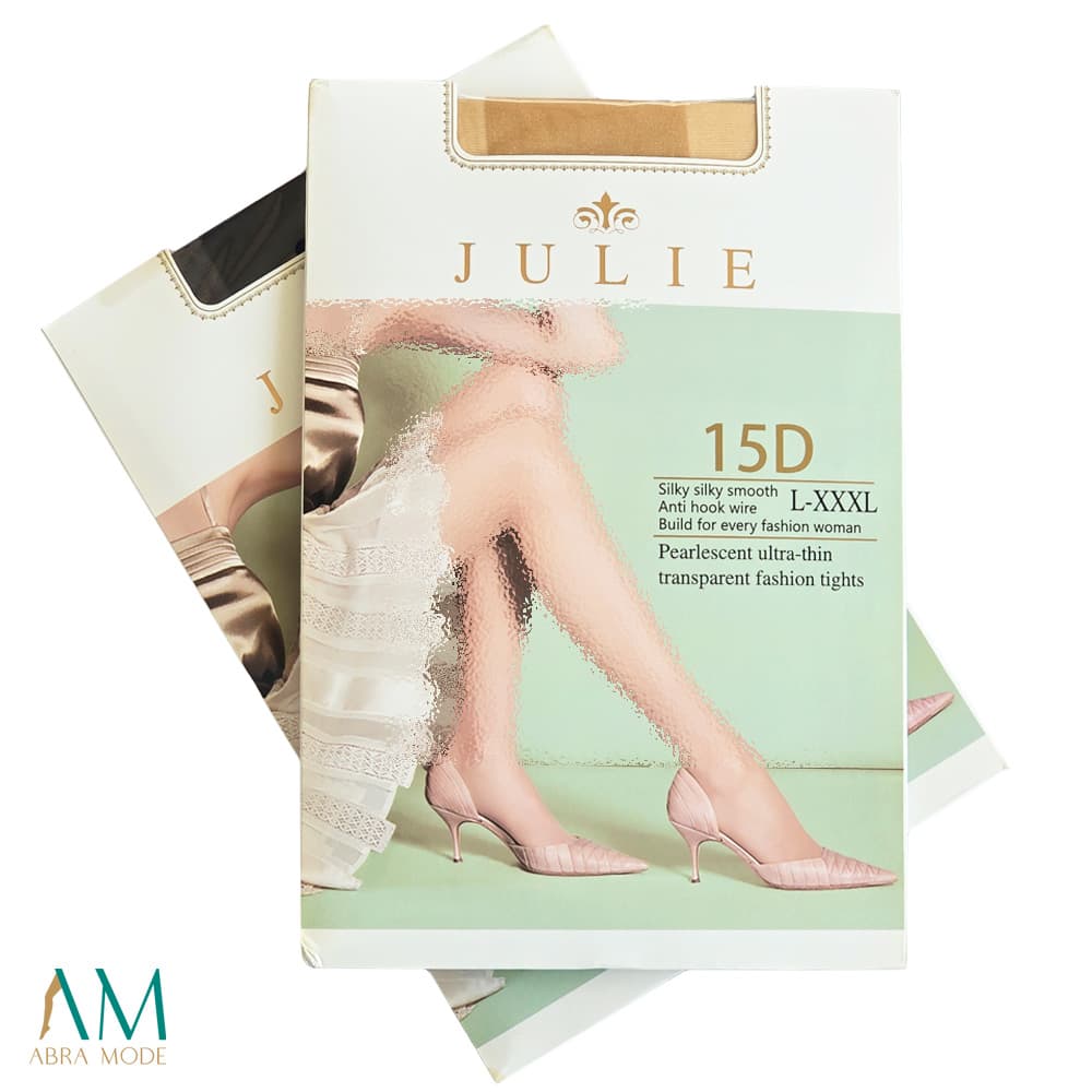 جورابشلواری شیشه ای شاین دار جولی (Julie) ضخامت ۱۵