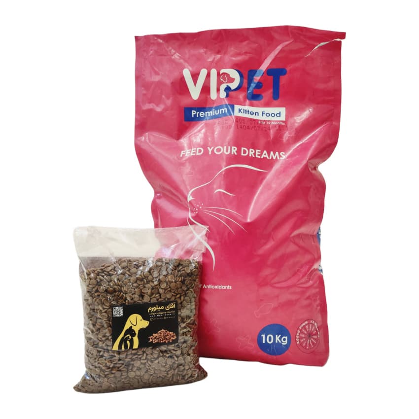 غذای خشک بچه گربه ویپت (VIPET Kitten) – ۱ کیلویی