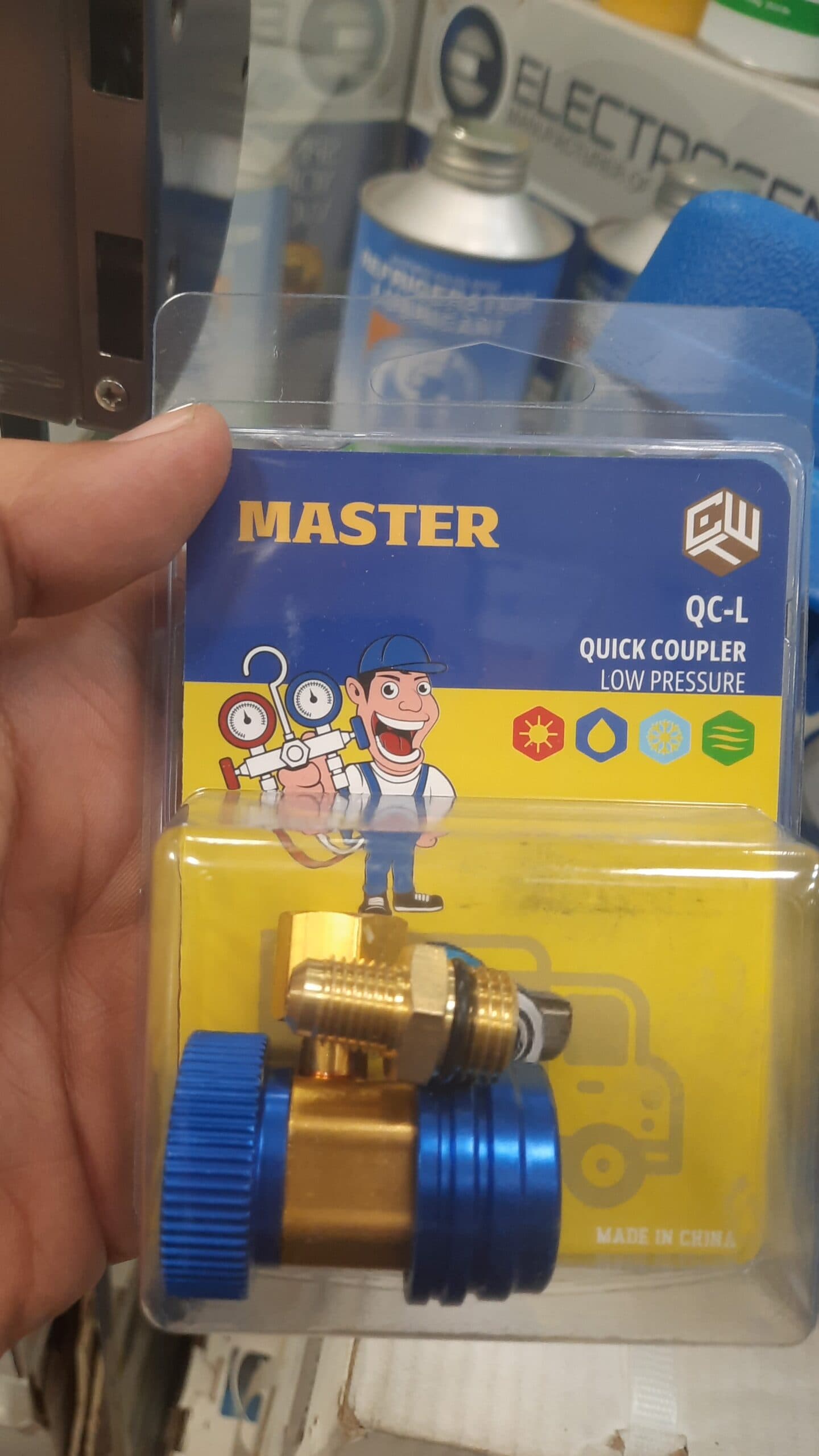 کوپلینگ آبی مناسب شارژ گاز کولر