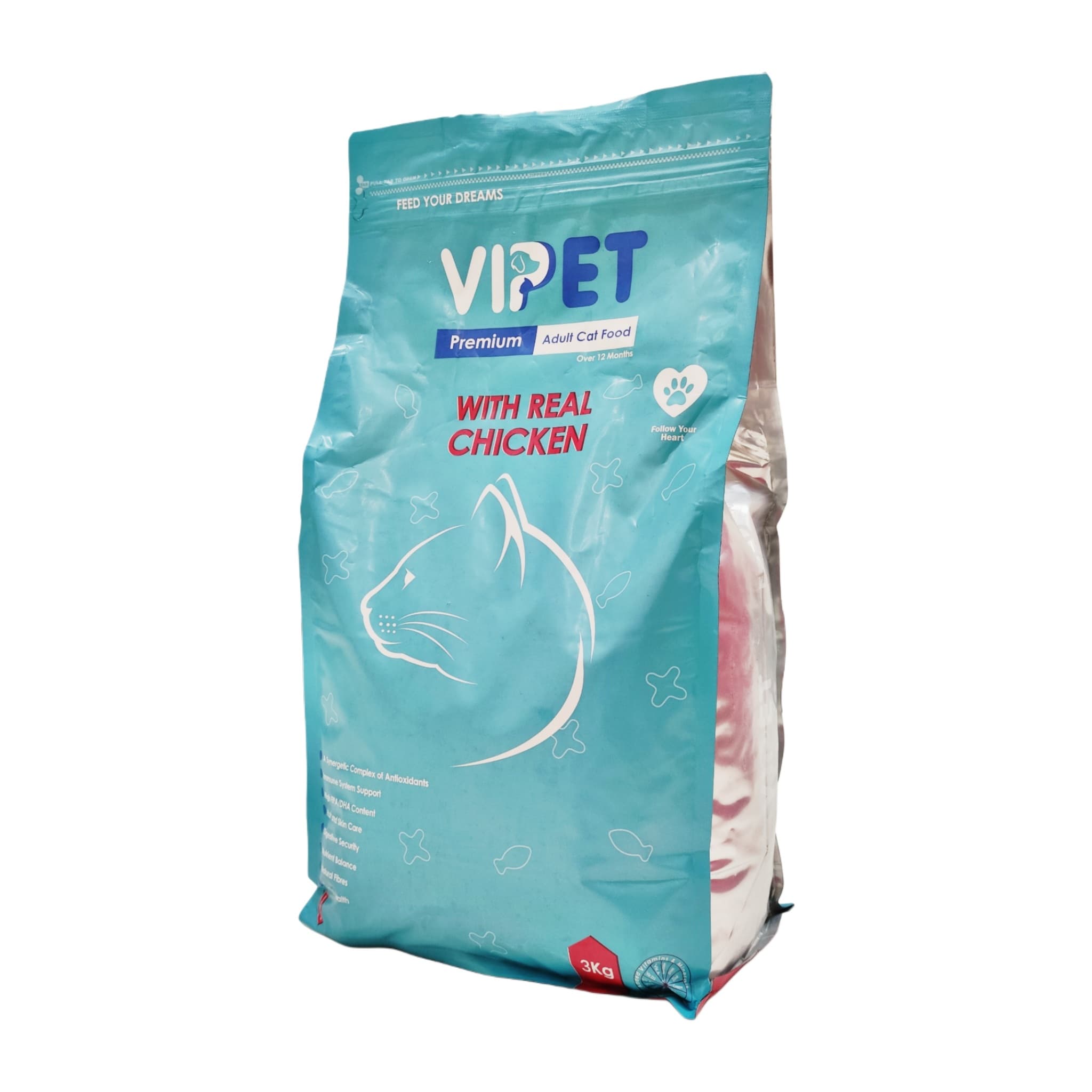 غذا خشک گربه بالغ وی پت ViPet – بسته ۱۰ کیلویی — تصویر ۲