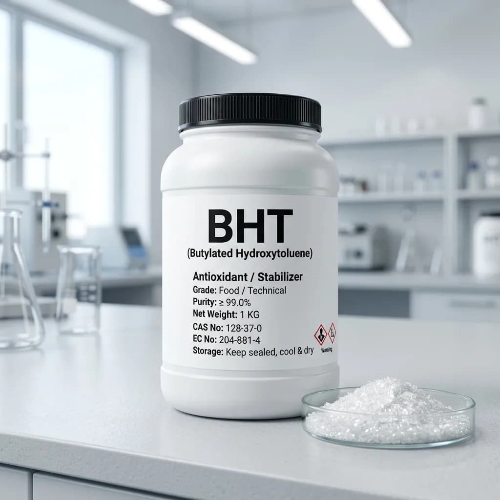 بوتیل هیدروکسی تولوئن (BHT) — تصویر ۳
