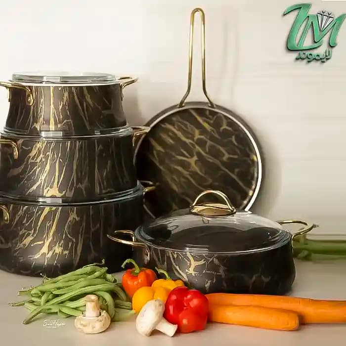 سرویس قابلمه 9 پارچه گرانیتی پاچی MTL-200869 — تصویر ۵